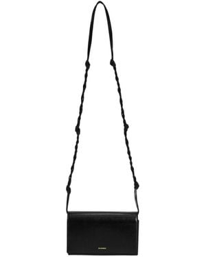 Jil Sander Tangle With Strap Wallet - White