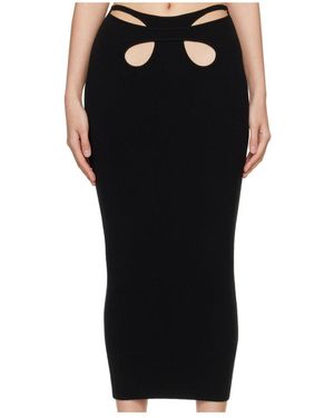 Dion Lee Mobius Loop Midi Skirt - Black