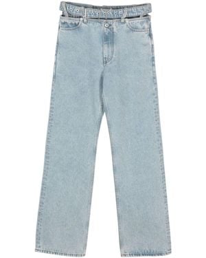 Y. Project Evergreen Y Belted Jeans - Blue
