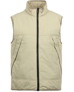 Burberry Zip-Up Sleeveless Vest - Natural