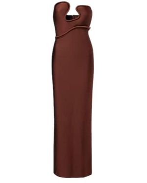 Adriana Degreas Asymmetric Gown - Red