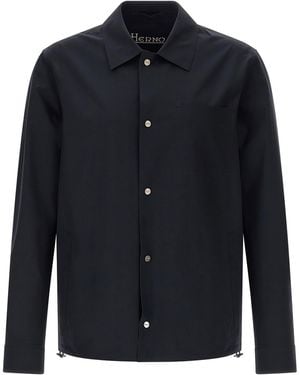 Herno 'essence' Overshirt - Blue
