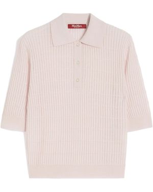 Max Mara Short-Sleeved Knitwear - White
