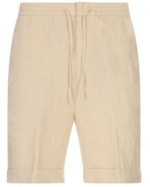 Canali Line Shorts - Natural