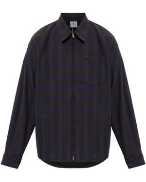 Vetements Long-Sleeved Shirt - Blue