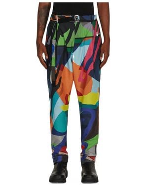 Sacai Printed Casual Trousers - Black