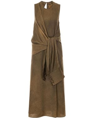 Uma Wang Sleeveless Dress - Natural