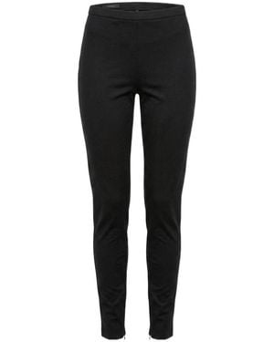 Gucci Stretch Silk Faille Leggings - Black