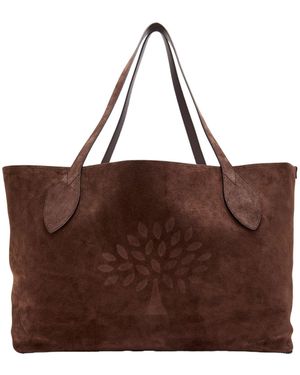 Mulberry Fleece-Lined Tote Bag - Brown