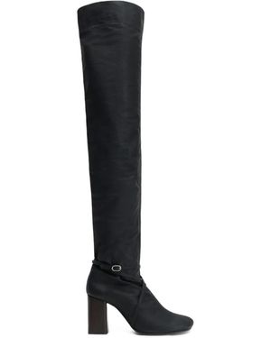 Lemaire Knotted Anatomic High Boots - Black