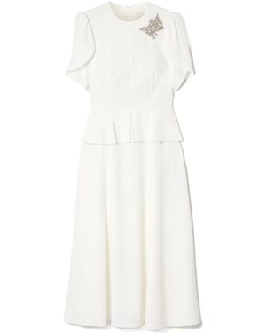 Erdem Elegant Vintage Dress - White