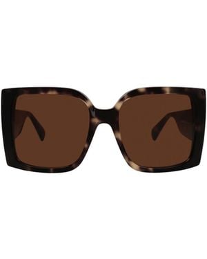Max Mara Cat-Eye Tortoiseshell Sunglasses - Brown