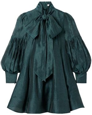 Zimmermann Pavillion Mini Dress - Green
