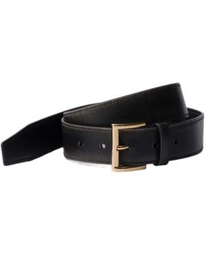 Prada Leather Belt - White