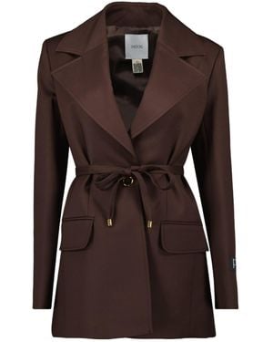 Patou Single-Breasted Casual Jacket - Brown