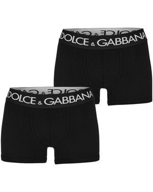 Dolce & Gabbana Twopack Boxer Briefs - Black