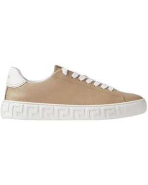Versace Leather Trainers - Multicolour
