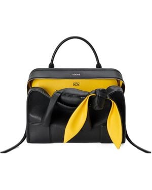 Loewe Amazona 180 Lazy Dog Tote Bag - Black