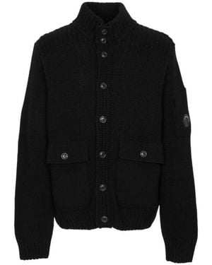 C.P. Company Long-Sleeve Cardigan - Black
