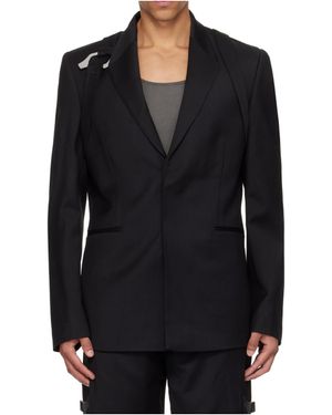 HELIOT EMIL Glassine Blazer - Black