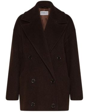 Marella Wool-Blend Heavy Jacket - Black