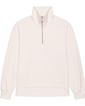 Helmut Lang Quarter-Zip Sweatshirt - Natural