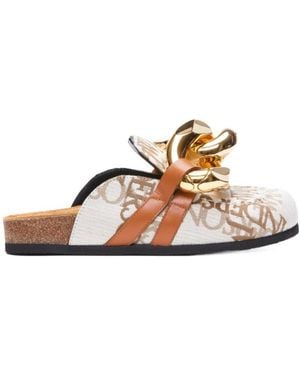 JW Anderson Logo Muller Shoes - White
