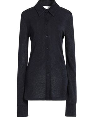 Sportmax Metallic Long-Sleeved Shirt - Blue