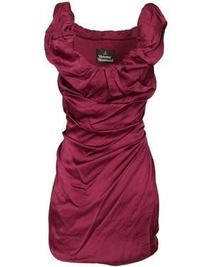 Vivienne Westwood Twisted Ginnie Mini Dress - Red