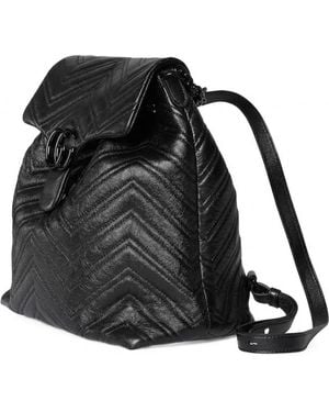 Gucci Gg Marmont Medium Backpack - Black