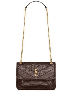 Saint Laurent Niki Mini Shoulder Bag - White