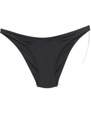 Frankie's Bikinis Smooth-Finish Bikini Bottoms - Black