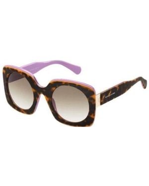 Marc Jacobs Logo Sunglasses - Metallic