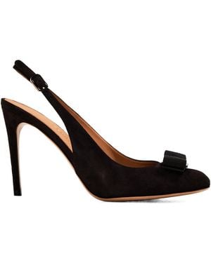 Ferragamo Slingbacks - Black