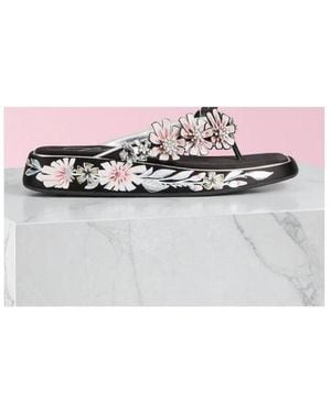 Roger Vivier Patterned Slippers - White
