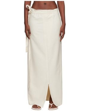 Baserange Wrap Skirt - Natural