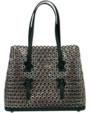 Alaïa Metal Studded Bag - Black