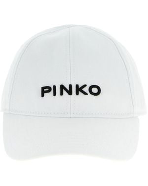 Pinko Logo Embroidered Break Dance Baseball Cap - White
