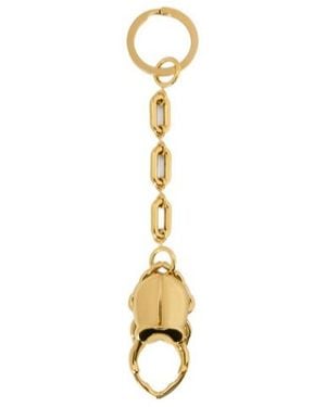 Loewe Scarab Bag Charm - Metallic