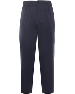 Giuliano Galiano Astro Drawstring Trousers - Blue