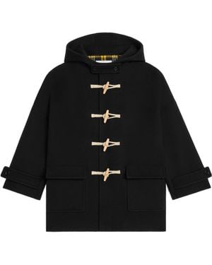 Celine Egg-Shaped Duffle-Coat - Black