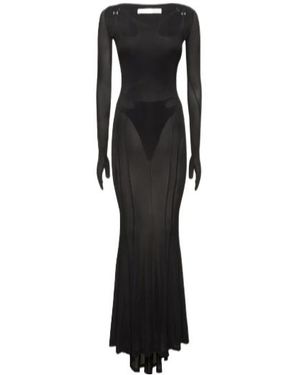 Dion Lee Long Hollow Dress - Black