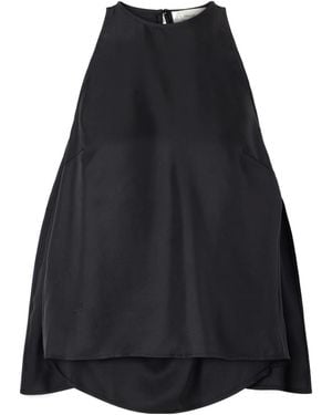 Loulou de Saison Cami Silk Top - Black