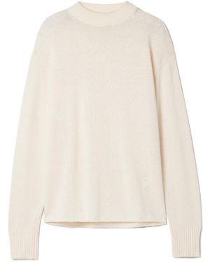 Proenza Schouler Corri Crew Neck Jumper - White