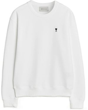 Ami Paris Ami Ami De Coeur Sweatshirt - White