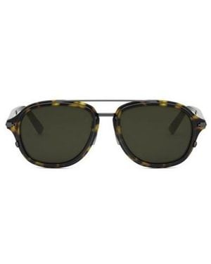Dior Eyewear Blacksuit A4U Pilot Frame Sunglasses - Green