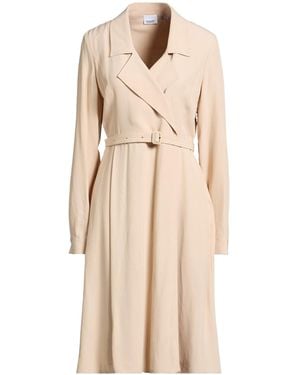 Burberry Lantern Sleeve Dress - Natural