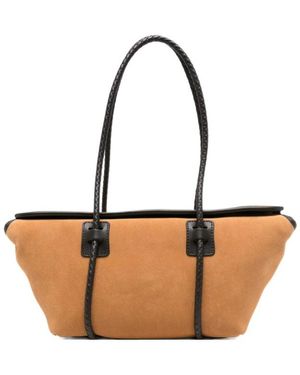 Hereu Woven Shoulder Strap Shoulder Bag - White