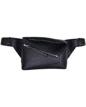 Loewe Small Puzzle Bum Bag - Black