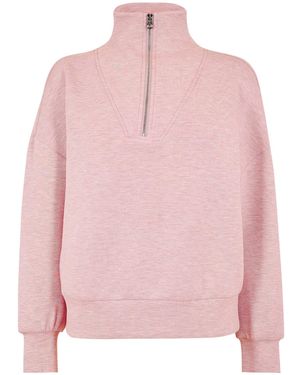 Varley Half-Zip Sweatshirt - Pink